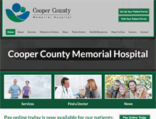 Tablet Screenshot of coopercountymemorialhospital.org